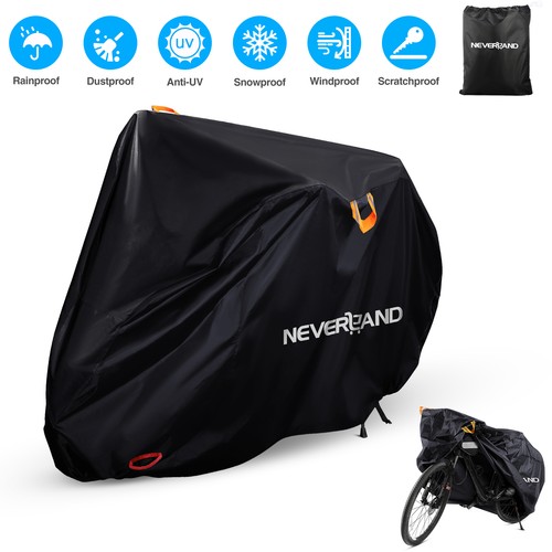 Black waterproof bicycle bike - black,